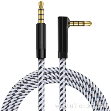 Speaker micro audio cable aux metal cable